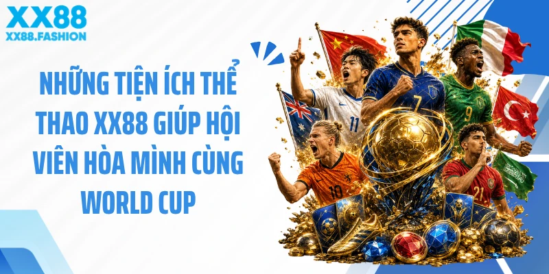 Những tiện ích thể thao XX88 giúp hội viên hòa mình cùng World Cup